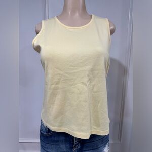 L.L.Bean Yellow Tank Top Size Medium